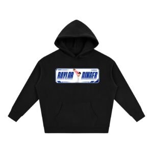 Baylor dinger Oversize Fleeced Hoodie - Image 1