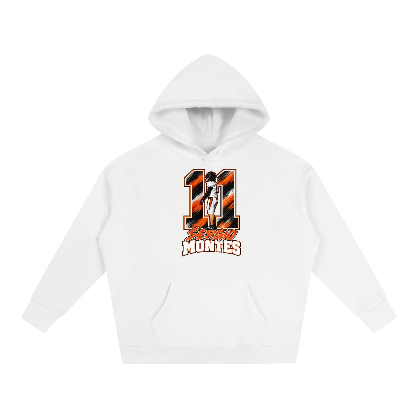 Sergio Montes  Oversize Fleeced Hoodie - Image 2