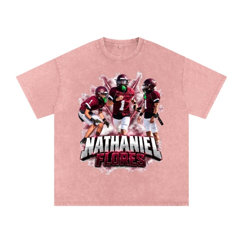 Nathaniel Flores Snow Washed Oversized TEE