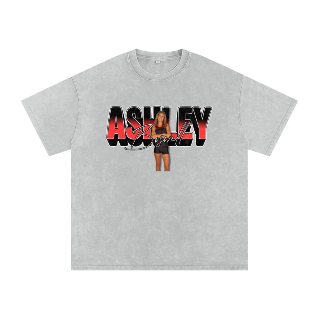 Ashley Boswell Snow Washed Oversized TEE