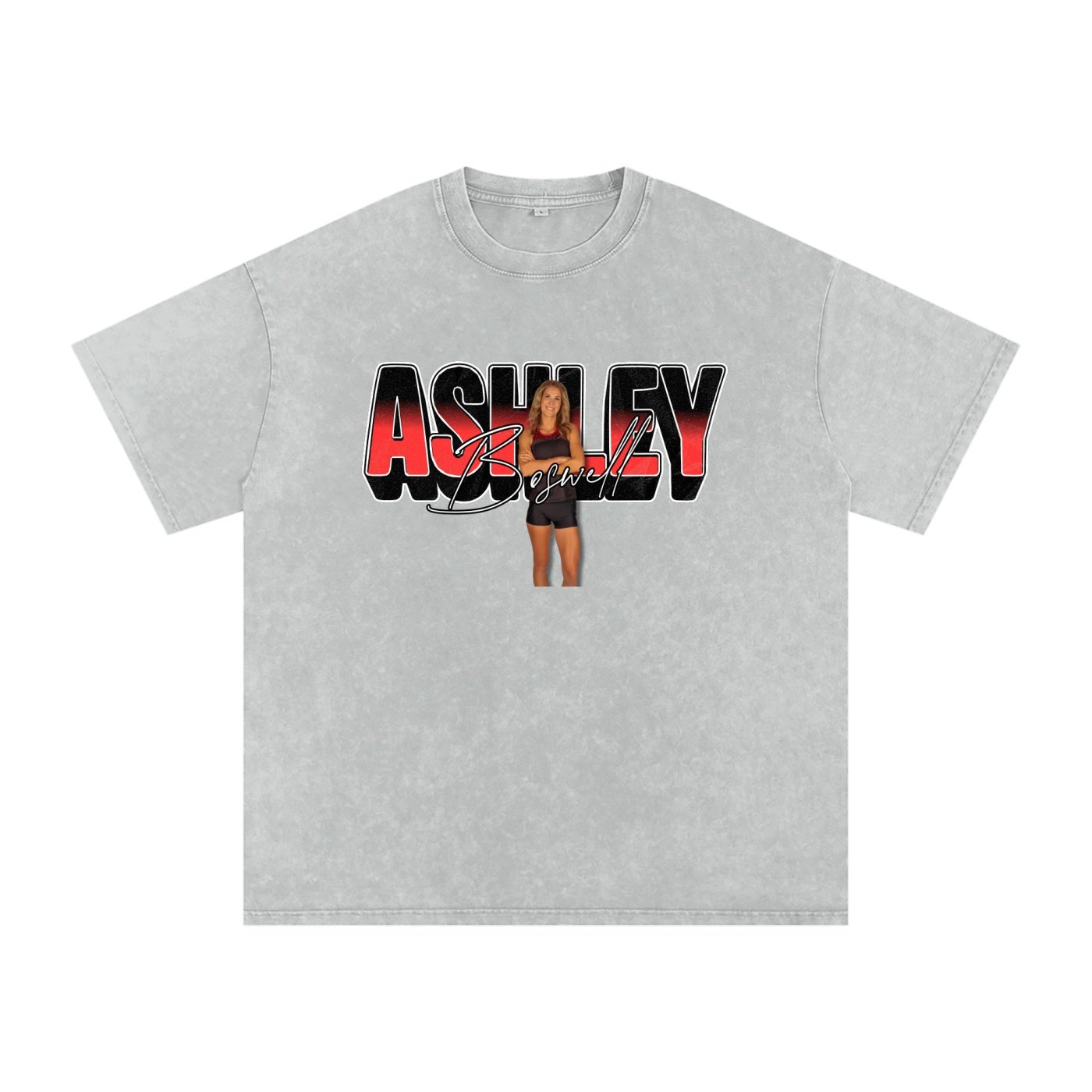 Ashley Boswell Snow Washed Oversized TEE - Image 3
