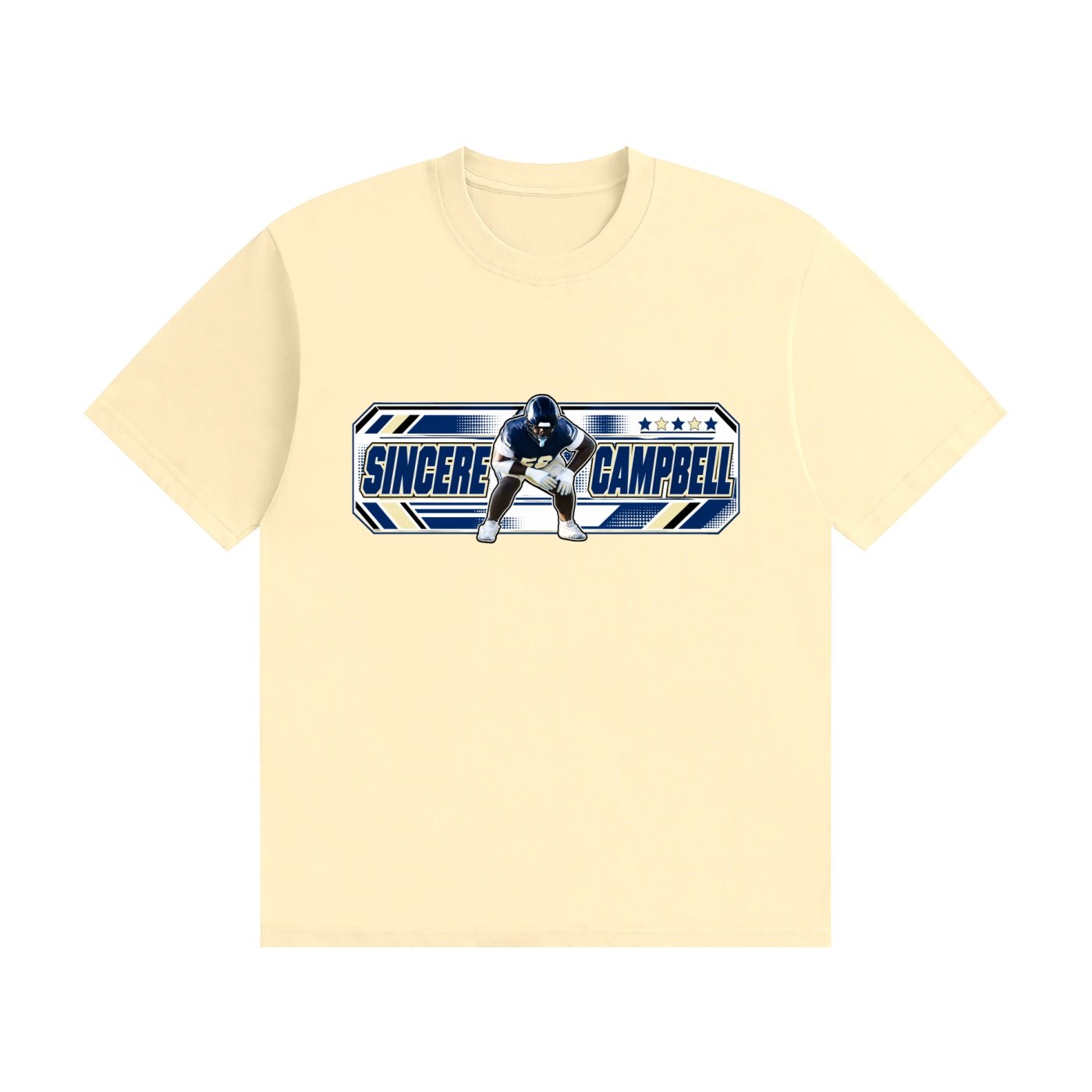 Sincere Campbell Unisex Cotton T-Shirt - Image 3