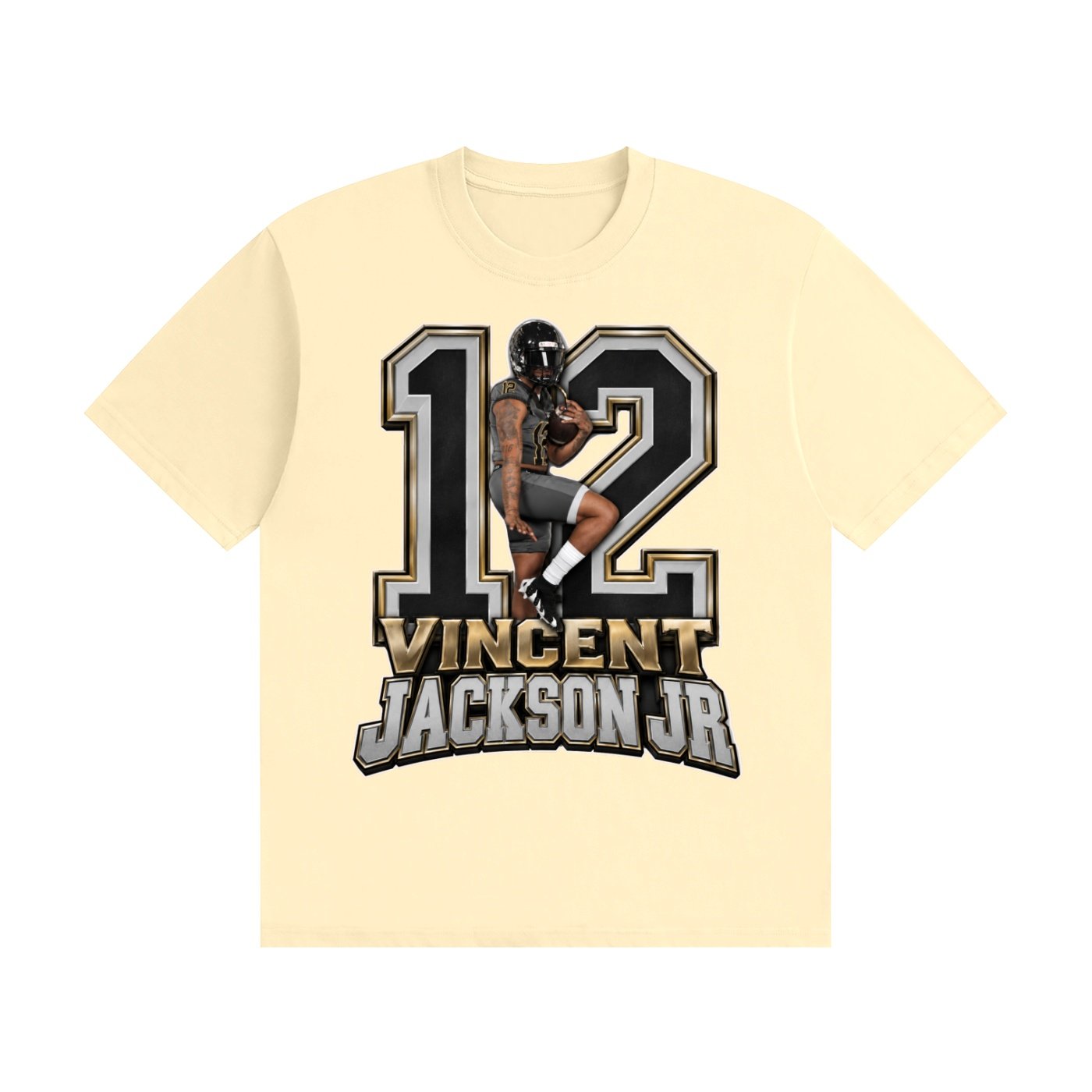Vincent Jackson Jr Unisex Cotton T-Shirt - Image 3
