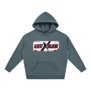 Albert Grijalva Oversize Fleeced Hoodie - Image 4