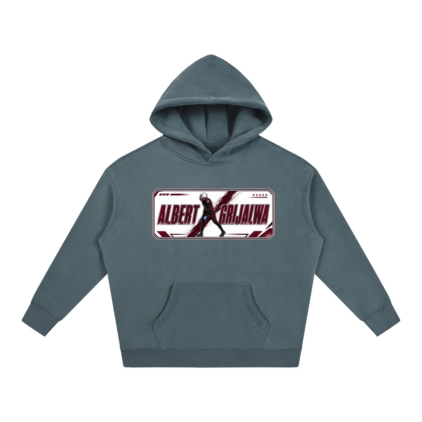 Albert Grijalva Oversize Fleeced Hoodie - Image 4