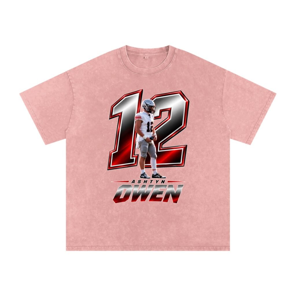 Ashtyn Owen Snow Washed Oversized TEE