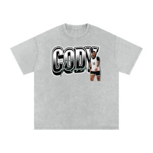 Cody Ferrin  Snow Washed Oversized TEE - Image 3