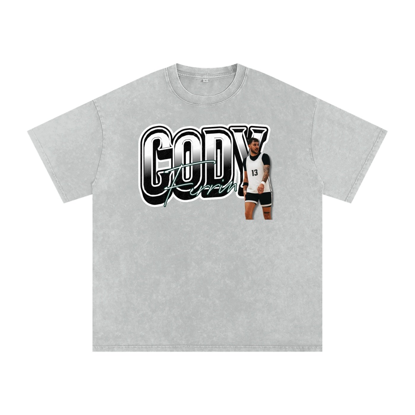 Cody Ferrin  Snow Washed Oversized TEE - Image 3