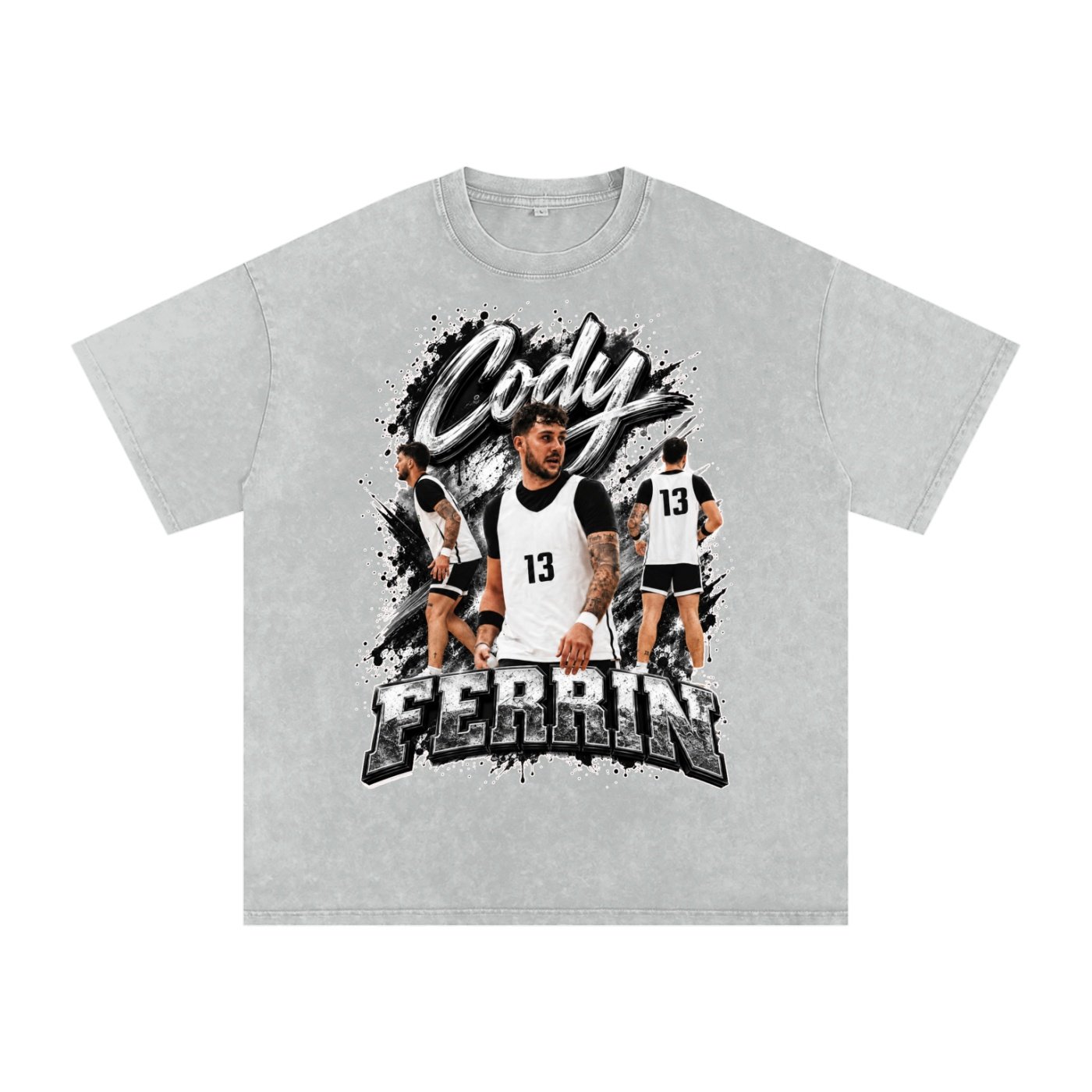 Cody Ferrin  Snow Washed Oversized TEE - Image 3