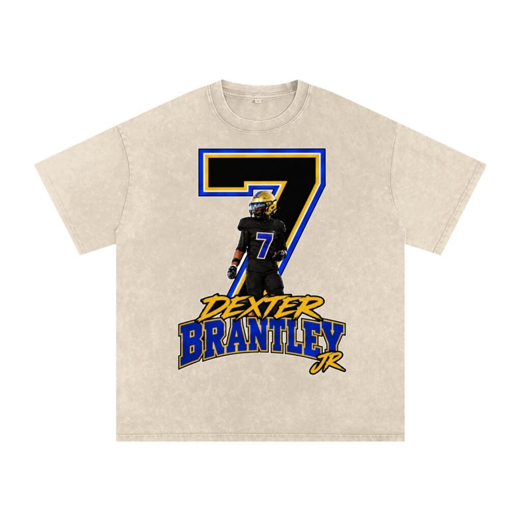 Dexter Brantley Jr, Snow Washed Oversized TEE