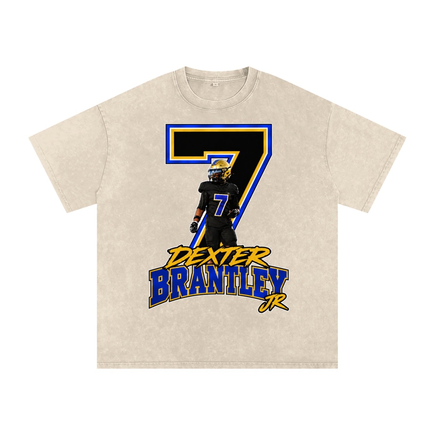 Dexter Brantley Jr, Snow Washed Oversized TEE - Image 2