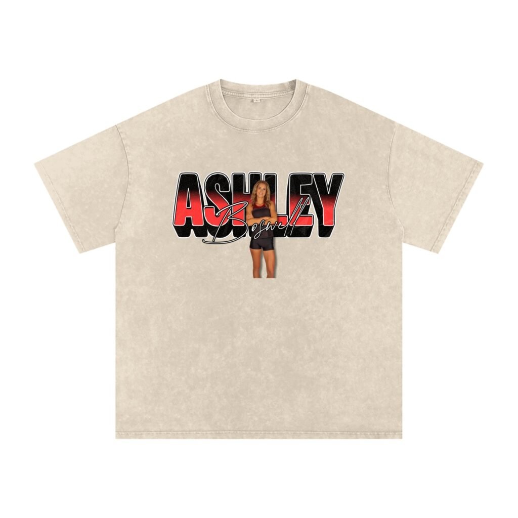 Ashley Boswell Snow Washed Oversized TEE