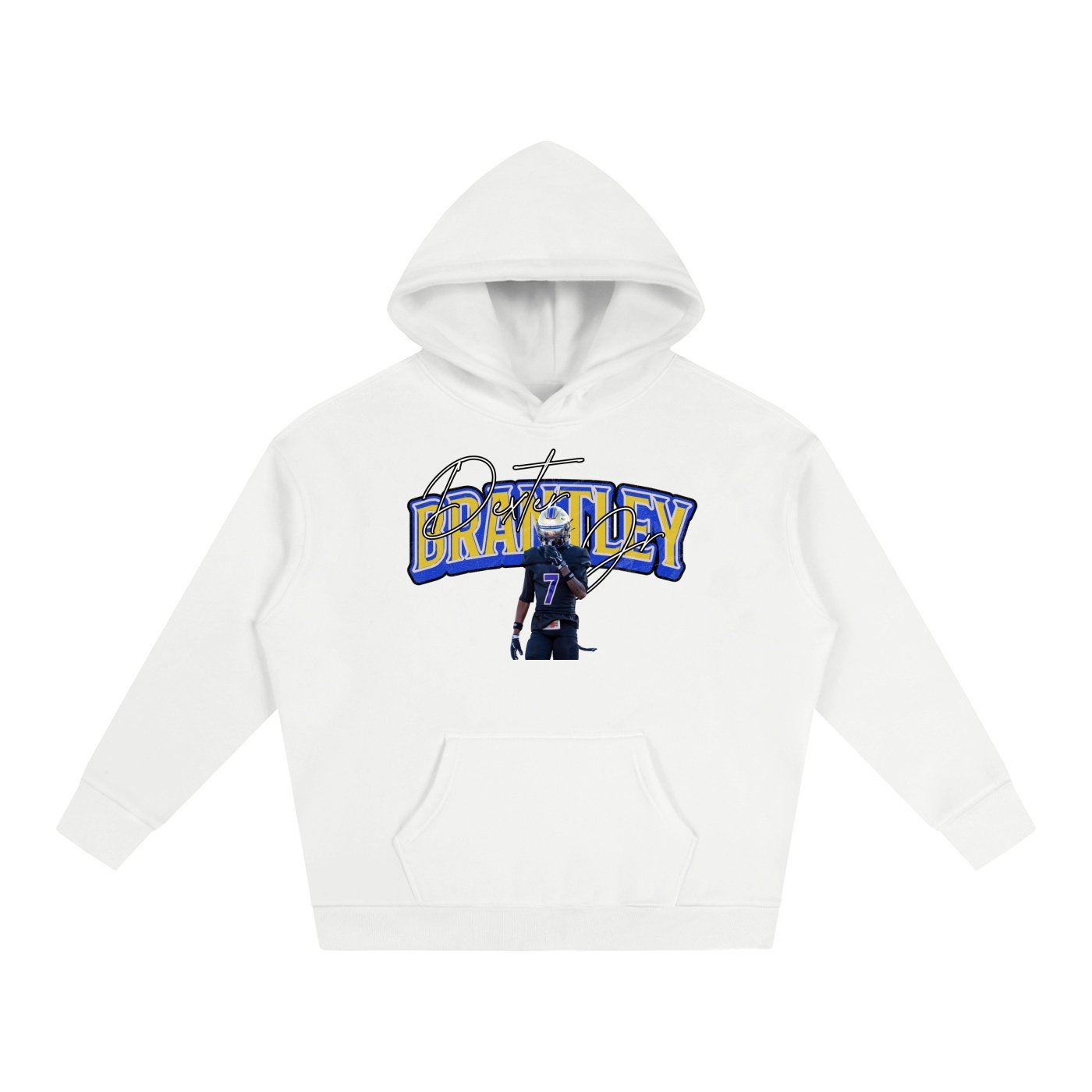 Dexter Brantley Jr, Oversize Fleeced Hoodie - Image 2