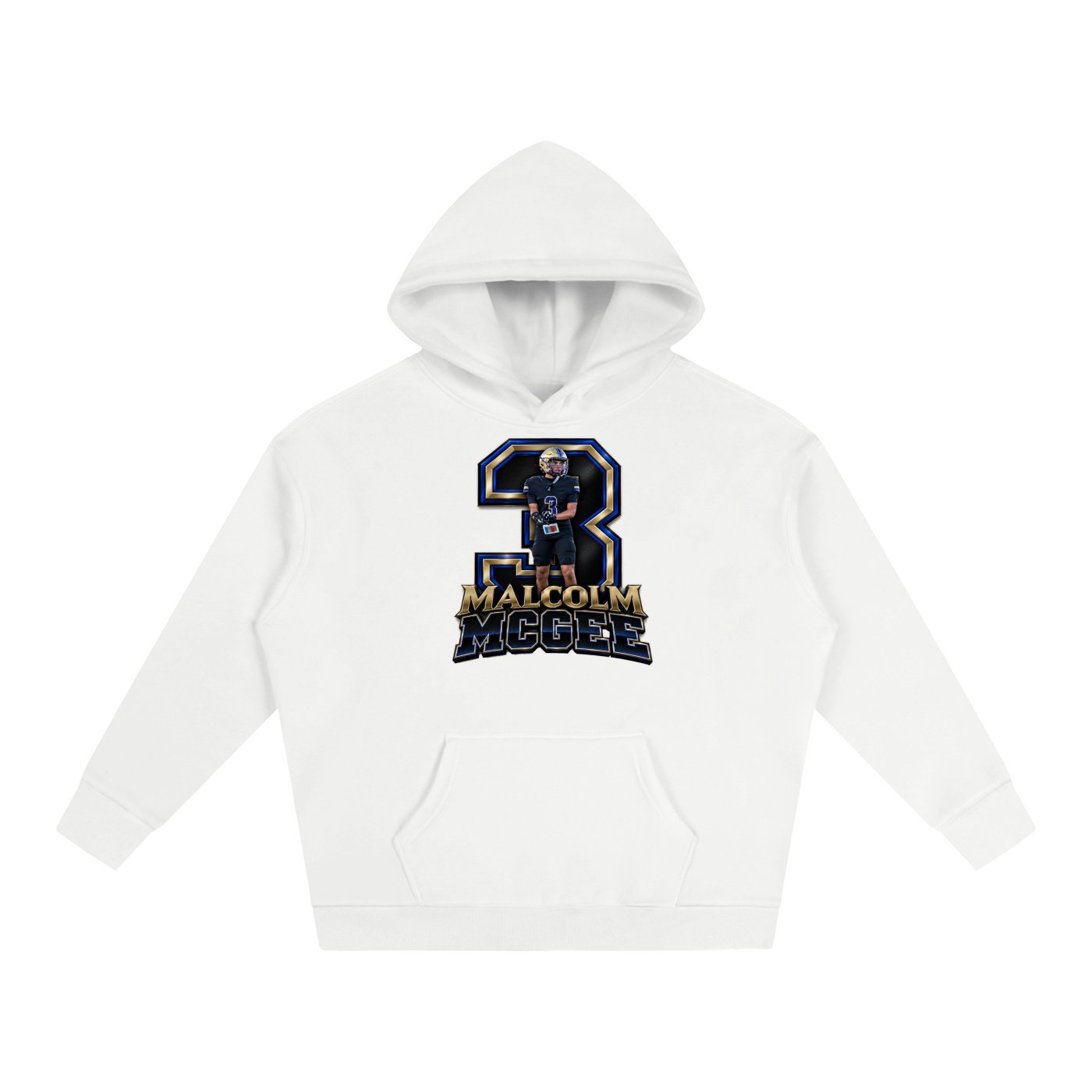 Malcolm McGee Oversize Fleeced Hoodie - Image 2