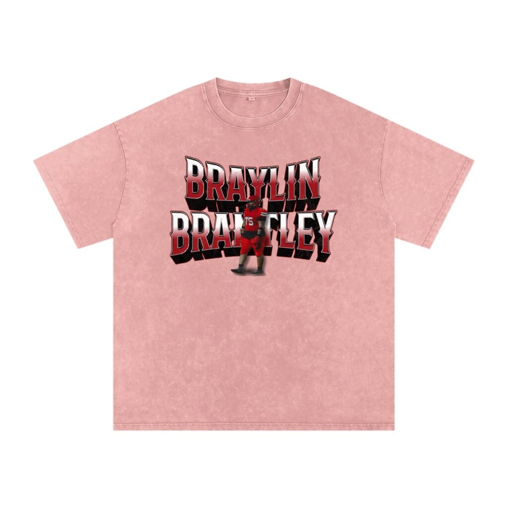 Braylin Brantley Snow Washed Oversized TEE