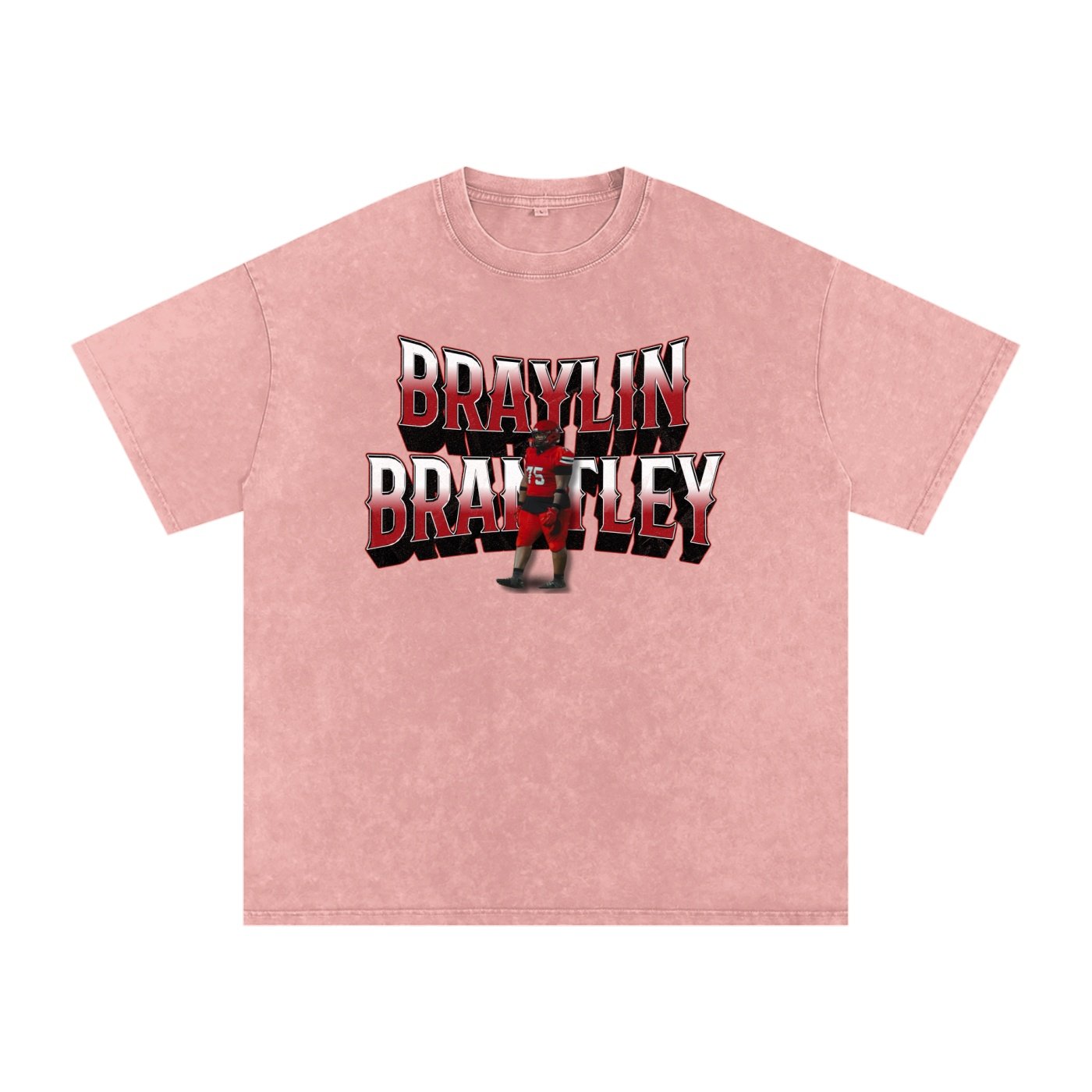 Braylin Brantley Snow Washed Oversized TEE - Image 5