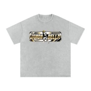 Jamon Della  Snow Washed Oversized TEE - Image 3
