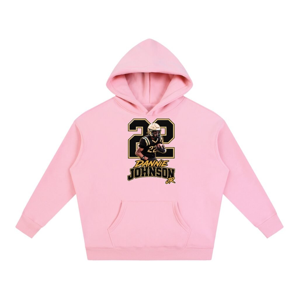 Dannie Johnson jr Oversize Fleeced Hoodie