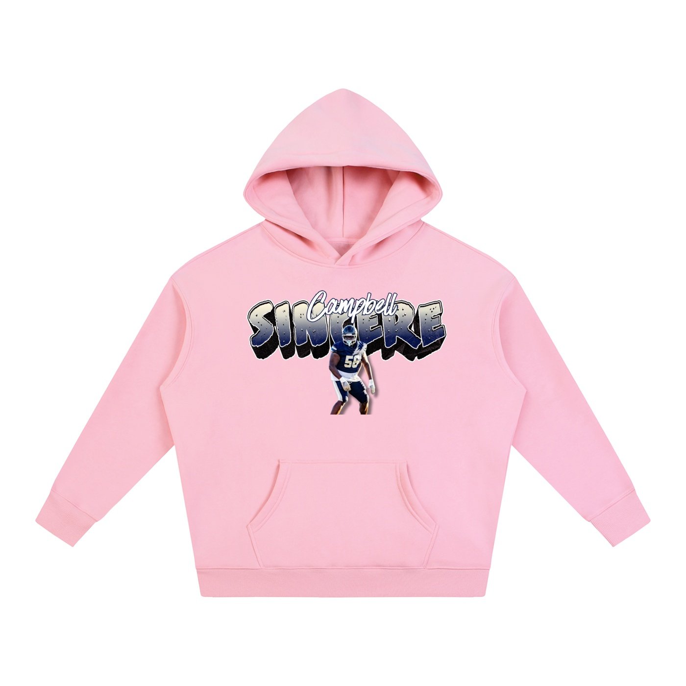Sincere Campbell Oversize Fleeced Hoodie - Image 5