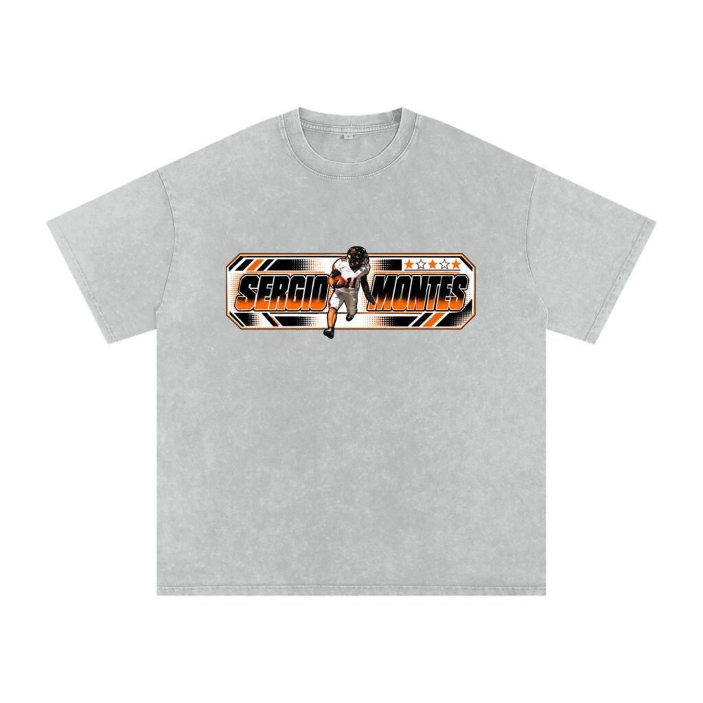 Sergio Montes  Snow Washed Oversized TEE