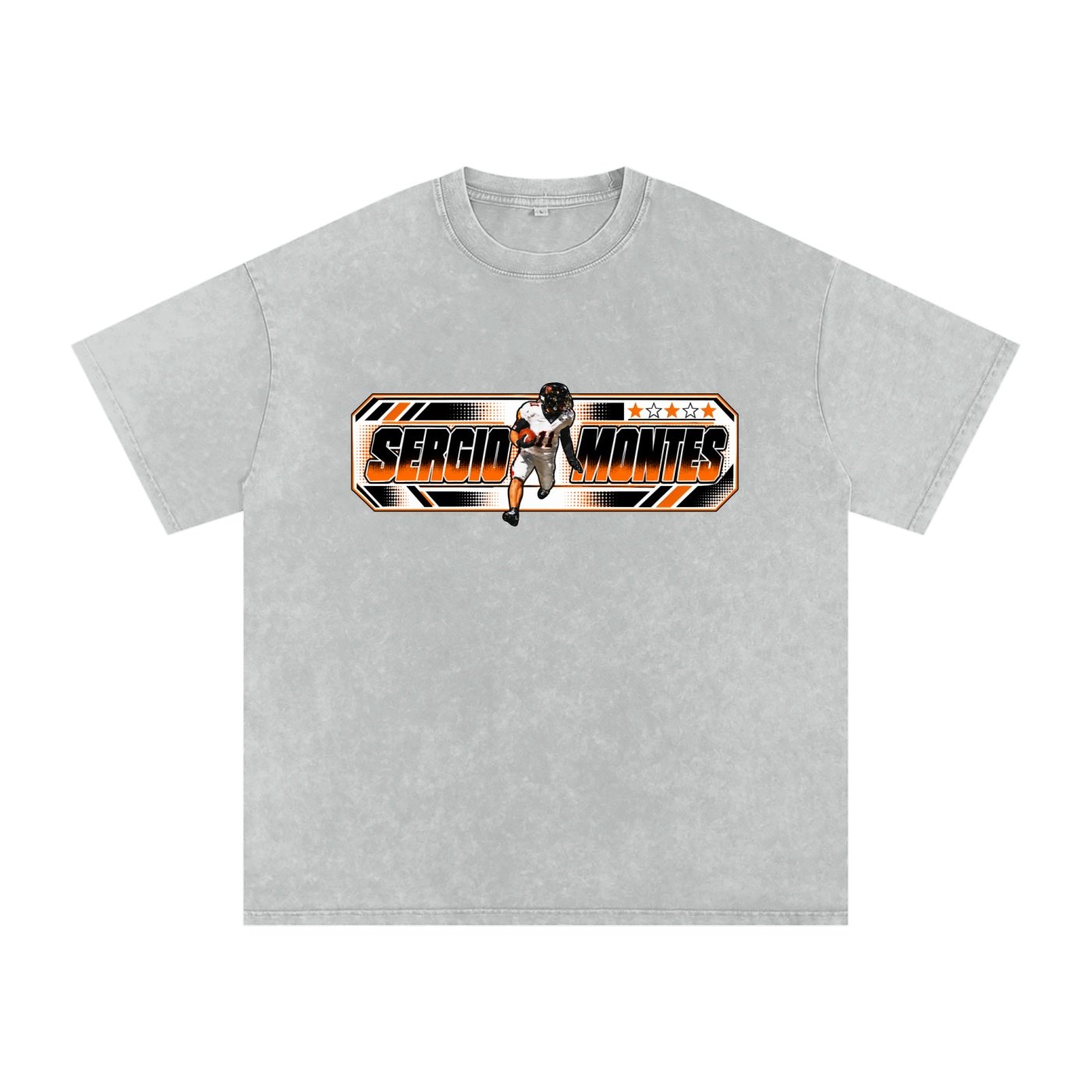 Sergio Montes  Snow Washed Oversized TEE - Image 3