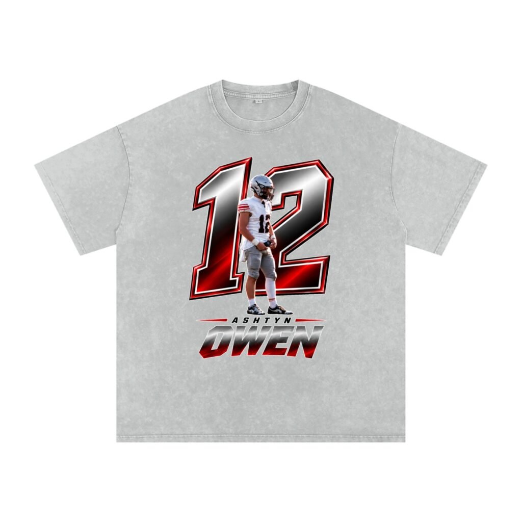 Ashtyn Owen Snow Washed Oversized TEE