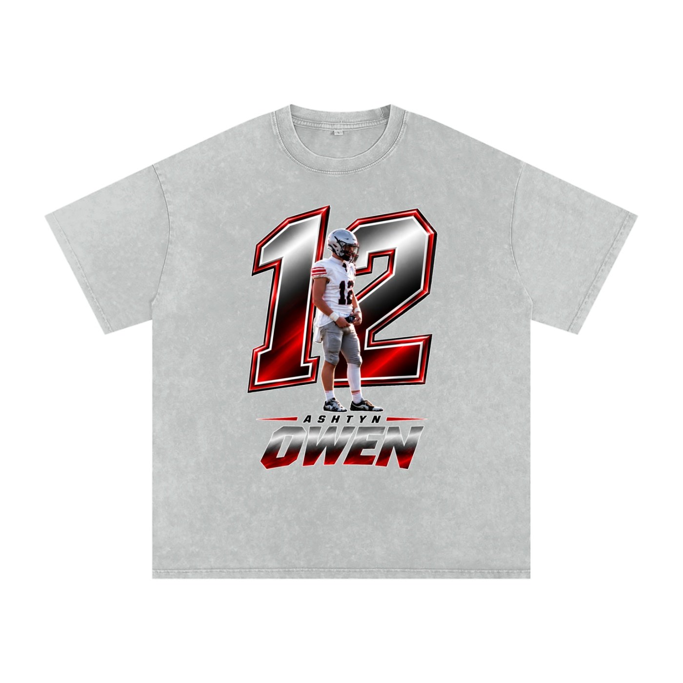 Ashtyn Owen Snow Washed Oversized TEE - Image 3