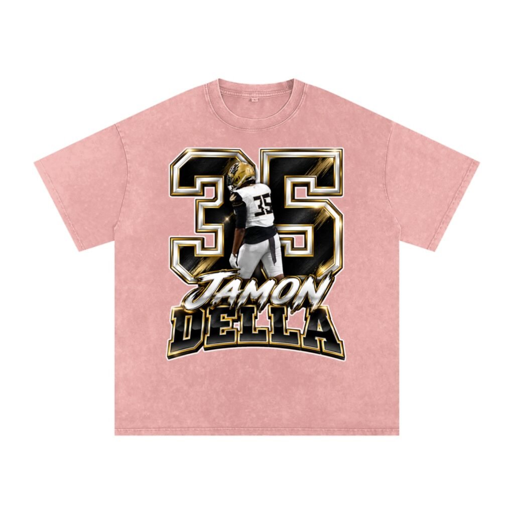 Jamon Della  Snow Washed Oversized TEE