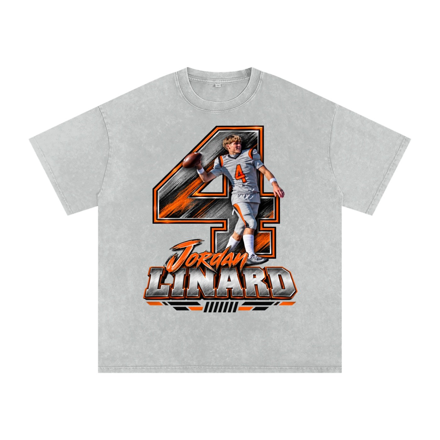 Jordan Linard Snow Washed Oversized TEE - Image 3