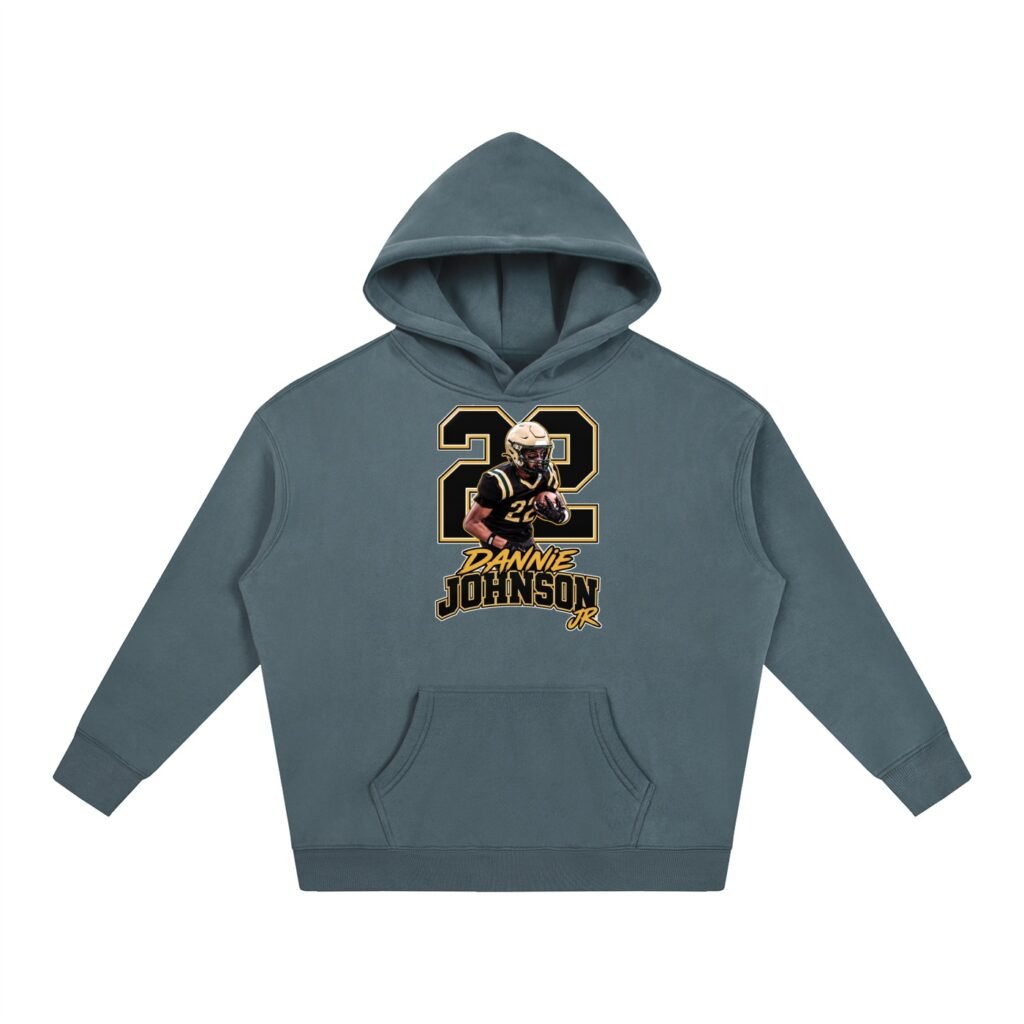 Dannie Johnson jr Oversize Fleeced Hoodie