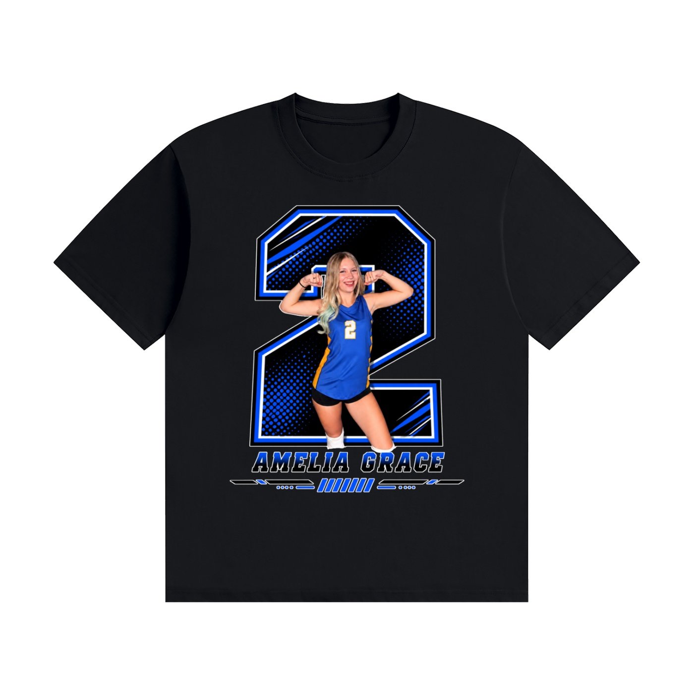 Amelia Grace Unisex Cotton T-Shirt - Image 1