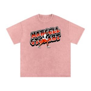 Marcell Stewart Snow Washed Oversized TEE - Image 5