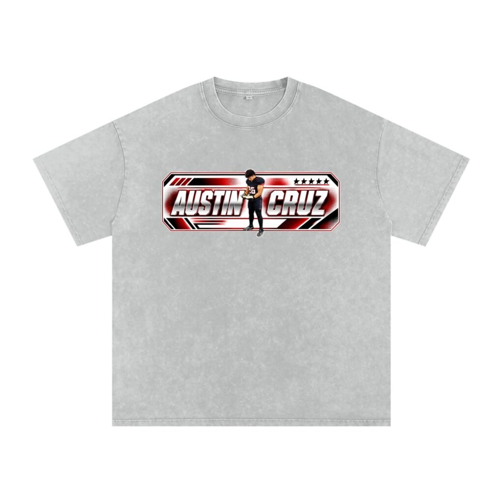 Austin Cruz Snow Washed Oversized TEE