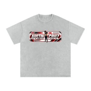 Austin Cruz Snow Washed Oversized TEE - Image 3