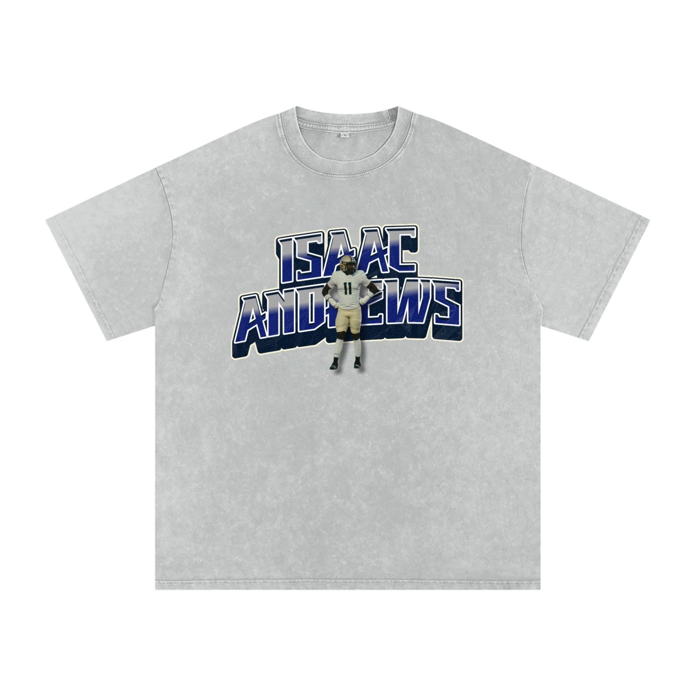 Isaac Andrews  Snow Washed Oversized TEE - Image 3