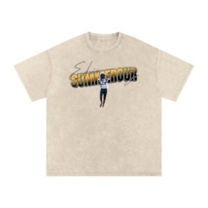 Edwin summerour jr Snow Washed Oversized TEE - Image 2