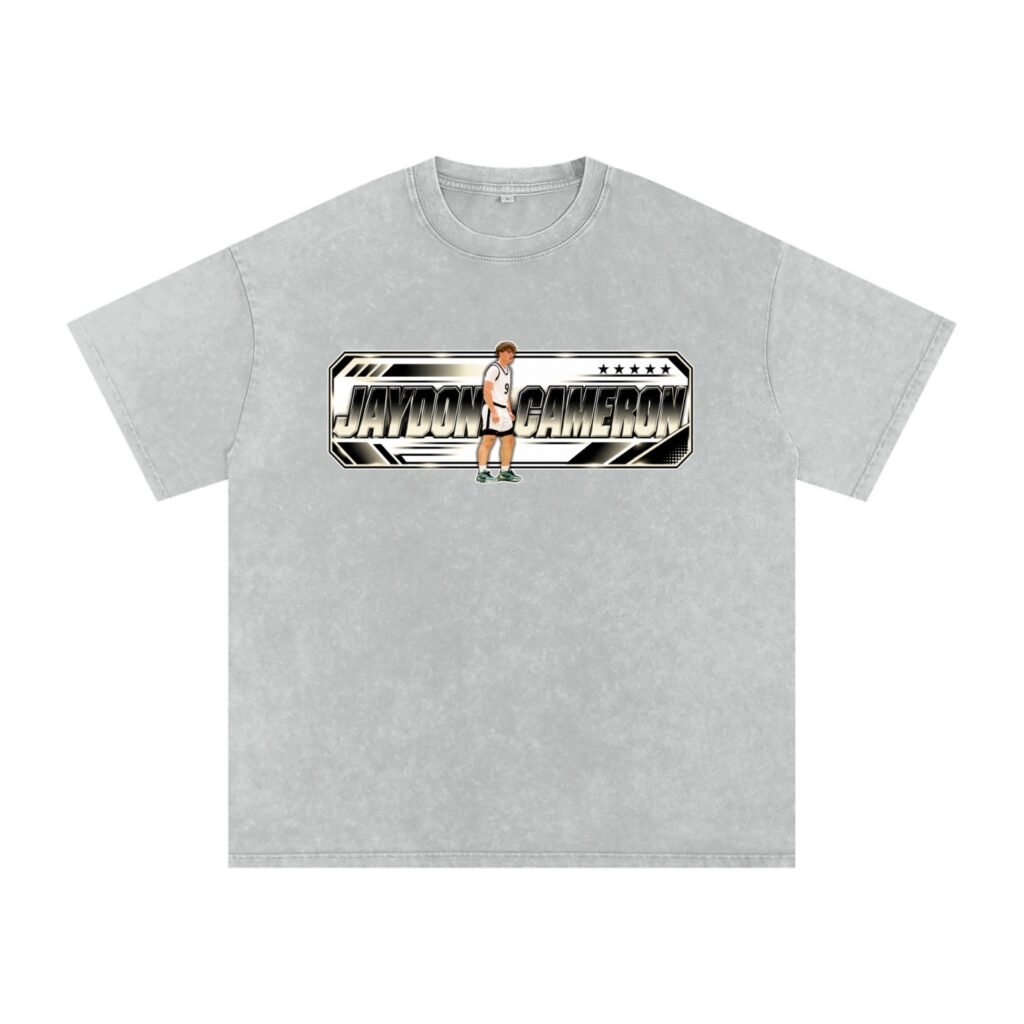 Jaydon Cameron Snow Washed Oversized TEE