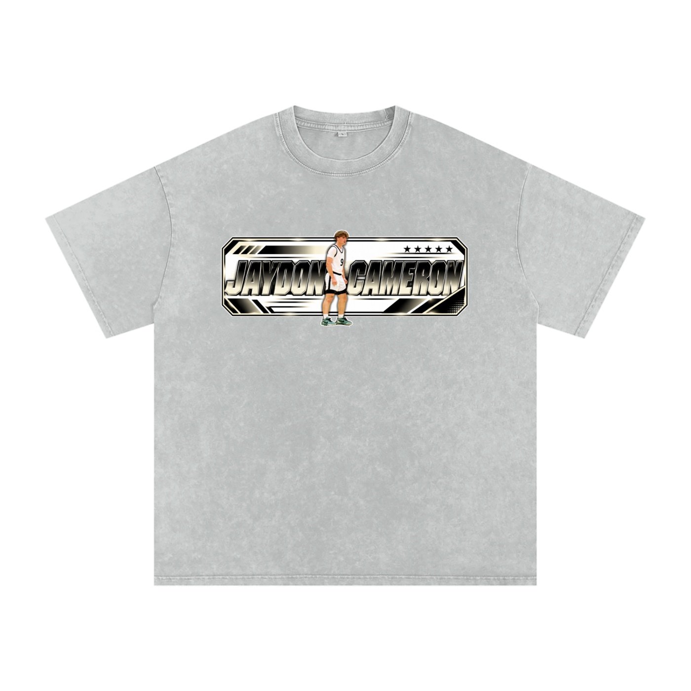 Jaydon Cameron  Snow Washed Oversized TEE - Image 3