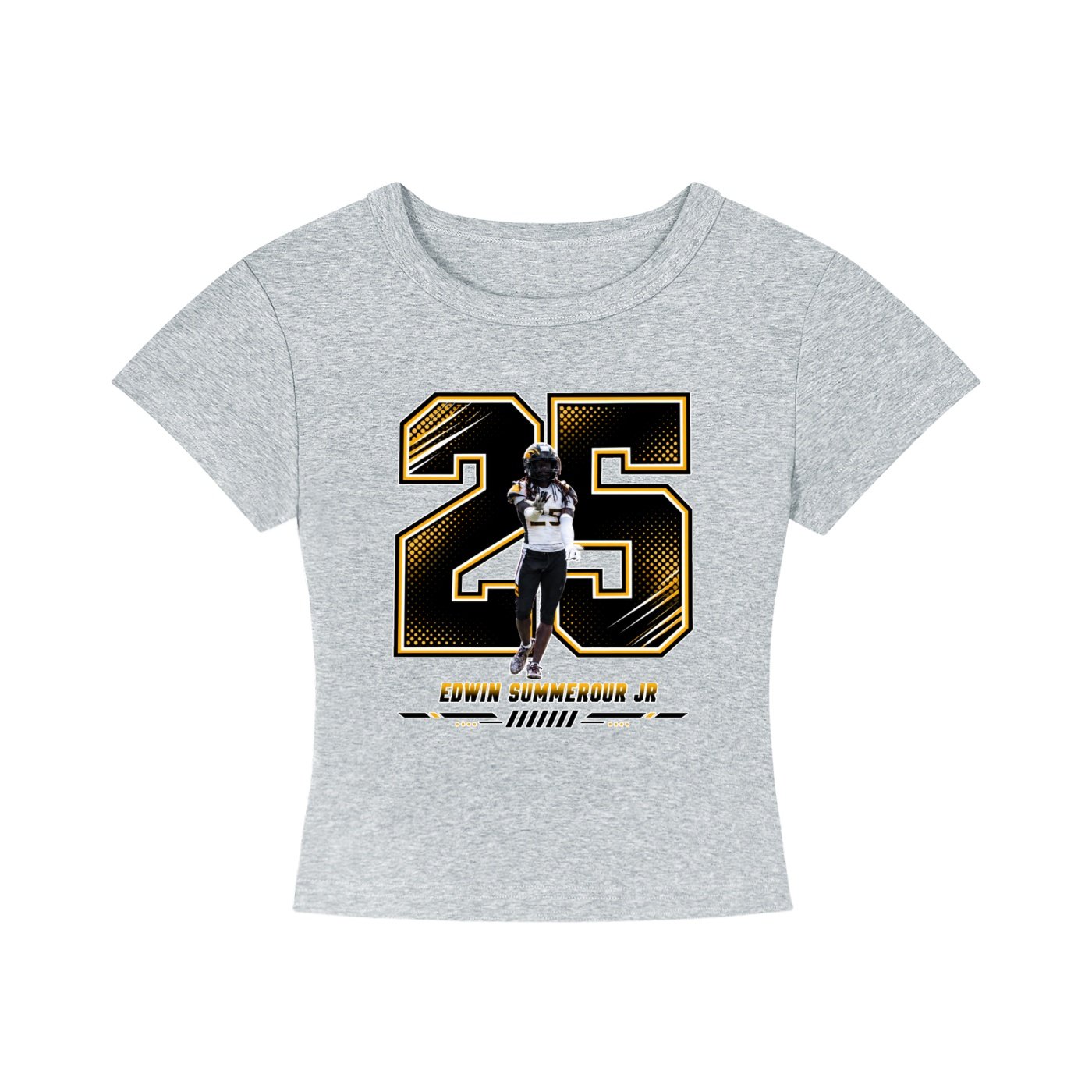 Edwin summerour jr Women's CropTop - Image 3