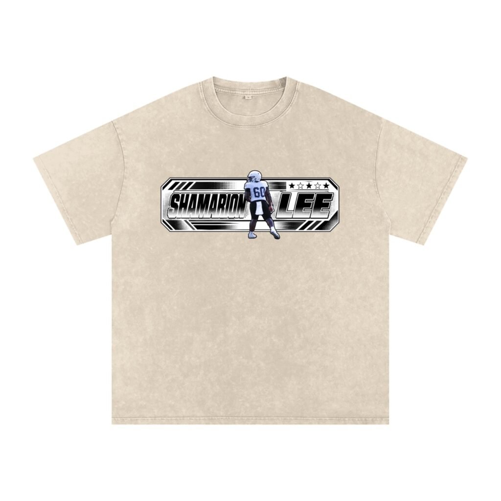 Shamarion Lee Snow Washed Oversized TEE