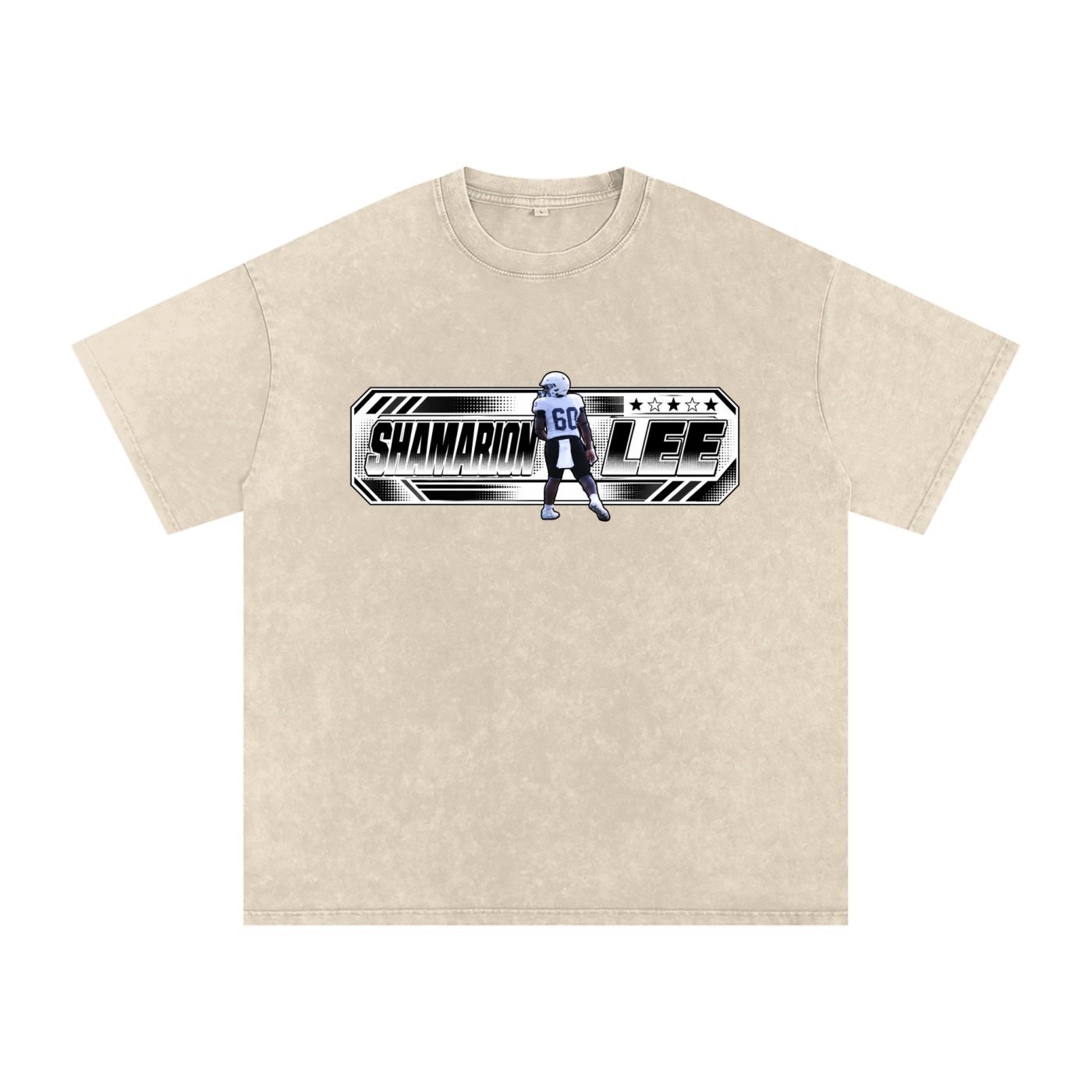 Shamarion Lee Snow Washed Oversized TEE - Image 2