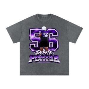 Donte Porter ll Snow Washed Oversized TEE - Image 4