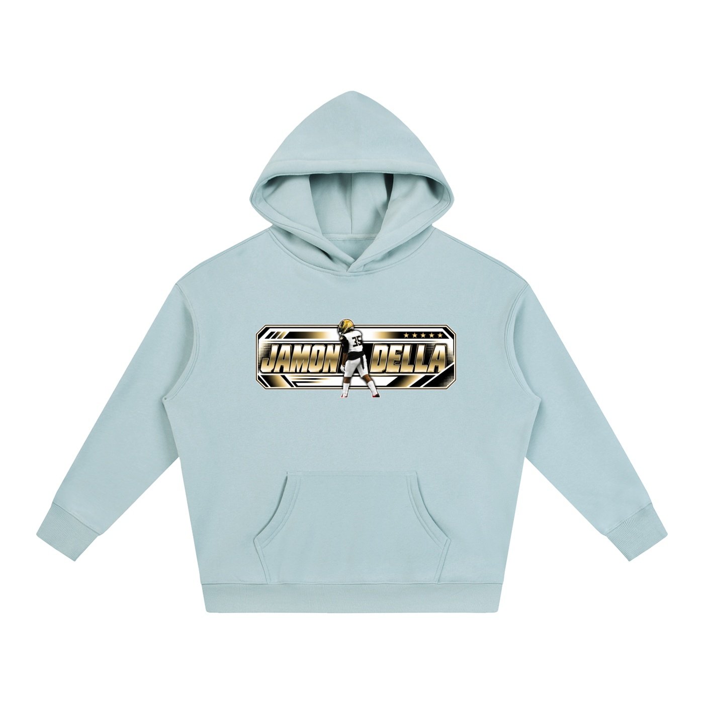 Jamon Della  Oversize Fleeced Hoodie - Image 3