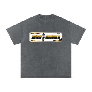 Edwin summerour jr Snow Washed Oversized TEE - Image 4