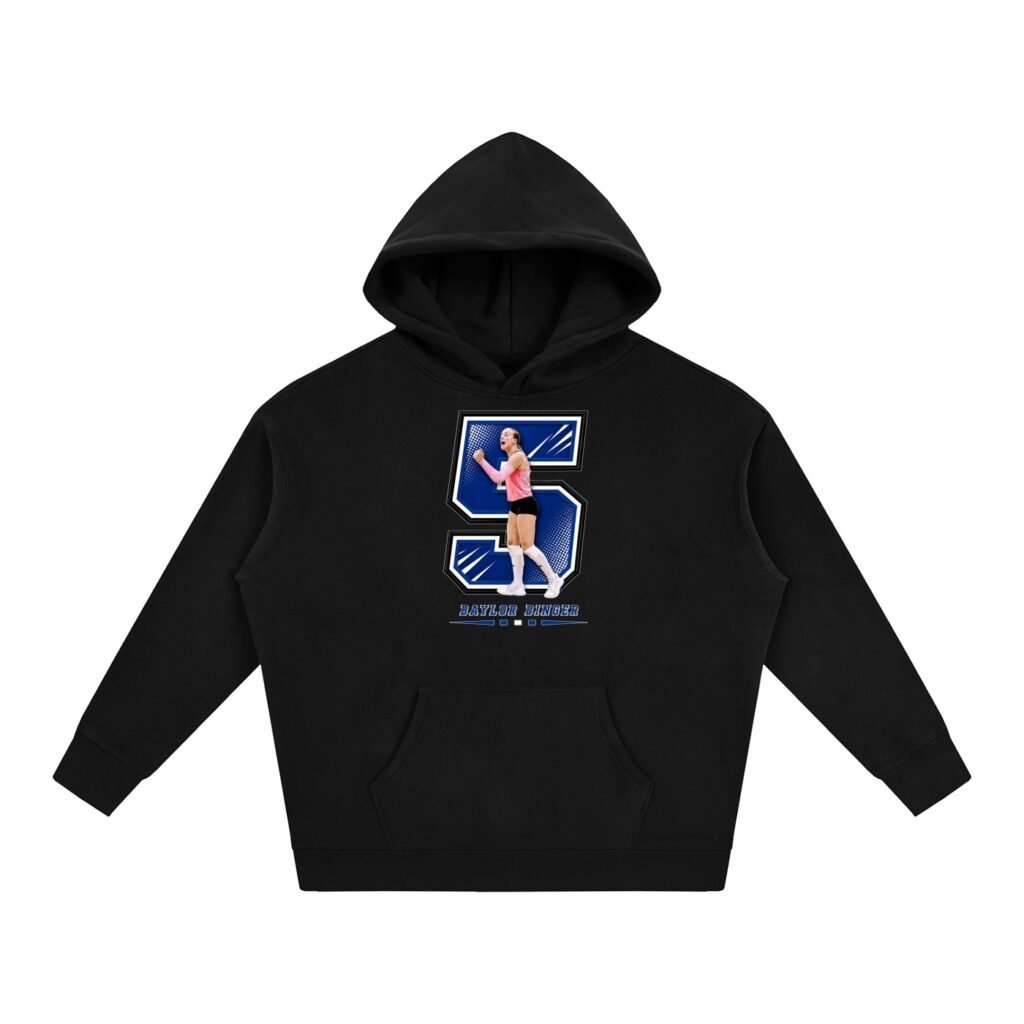 Baylor dinger Oversize Fleeced Hoodie