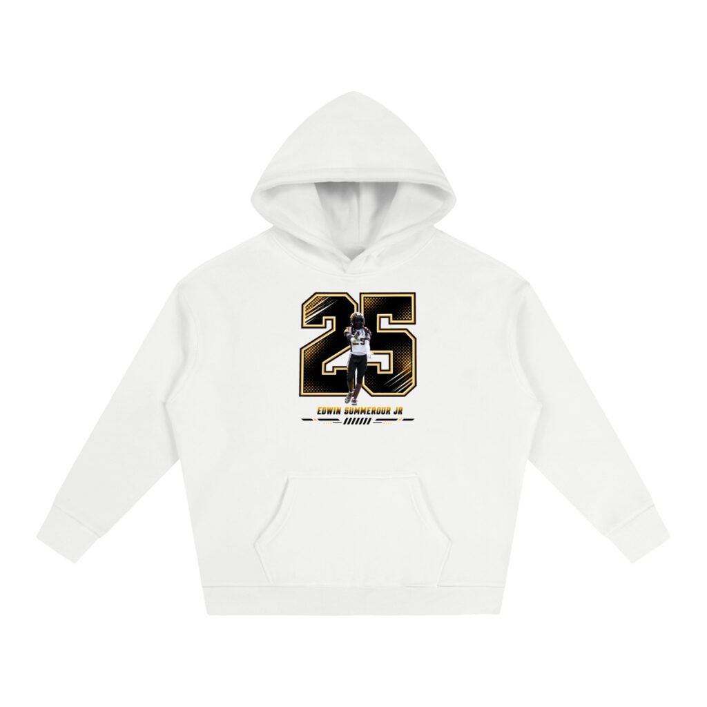 Edwin summerour jr Oversize Fleeced Hoodie