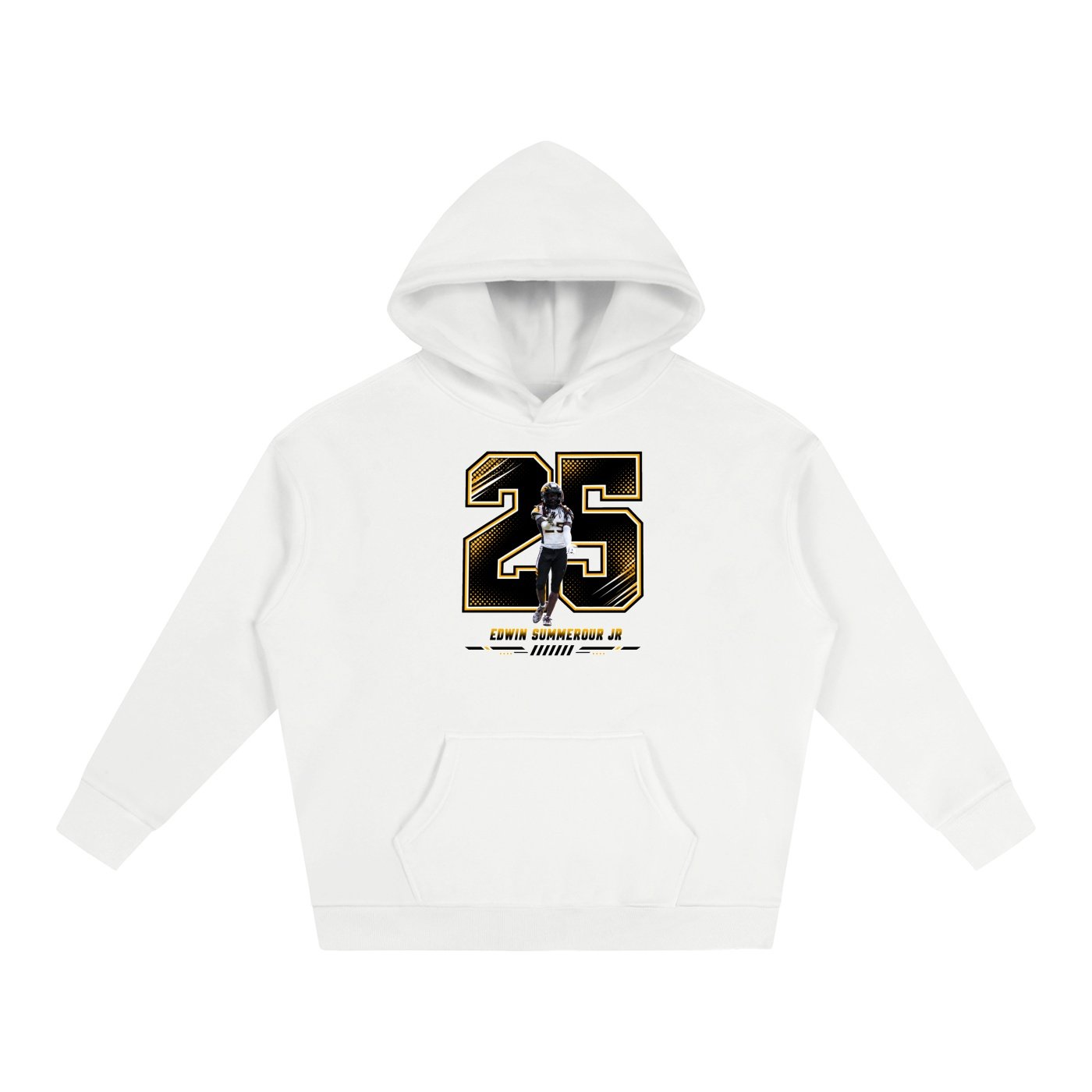 Edwin summerour jr Oversize Fleeced Hoodie - Image 2