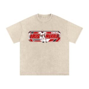 Iris Merrill Snow Washed Oversized TEE - Image 2