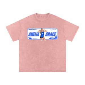 Amelia Grace Snow Washed Oversized TEE - Image 5