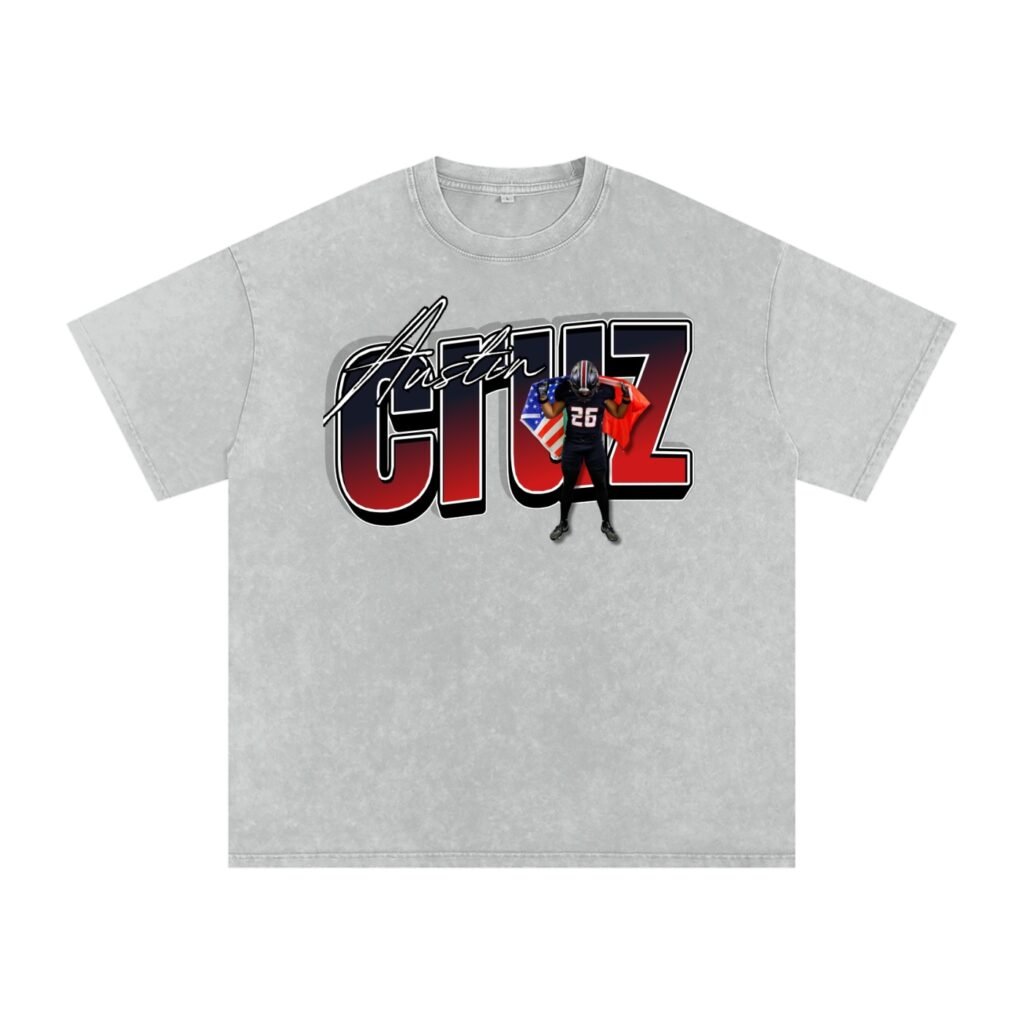 Austin Cruz Snow Washed Oversized TEE